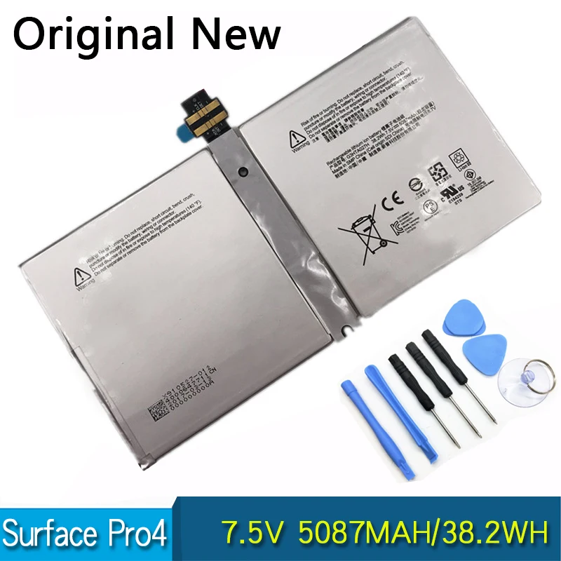 Аккумулятор для планшета Microsoft Surface Pro 4 оригинальный 1724 дюйма 12 3 В 7 5 Вт/ч 5087 мАч