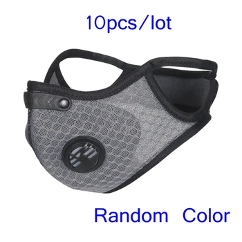 

10pcs/lot Face Mask Respirator Masks Fresh Air Breathable Dust Proof Resuable Cover Non-woven with Valve Mouth Masks Wholesale