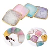 Jewelry Display Plate Resin Agate Piece Manicure Tray Necklace Creative Decoration Organizer Ring Earrings Display Tray 1