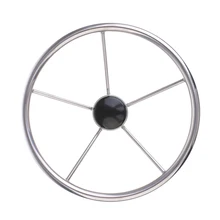 Сверхмощный 34,5 см из нержавеющей стали 5 спиц 3/" судовая лодка Рулевое колесо для лодок