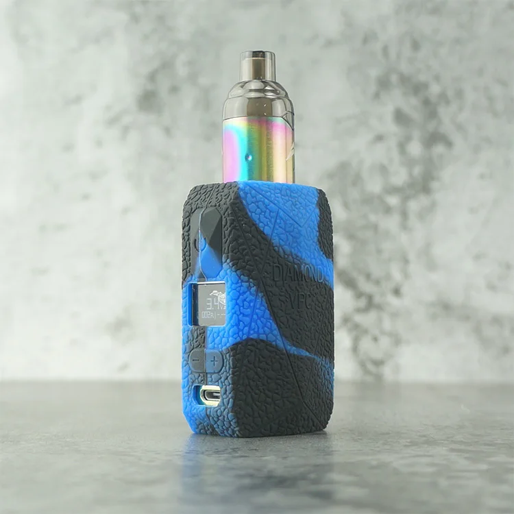 10pcs Silicone case for Ijoy Diamond VPC Mod Vape kit protective texture skin rubber sleeve cover fit Ijoy Diamond VPC