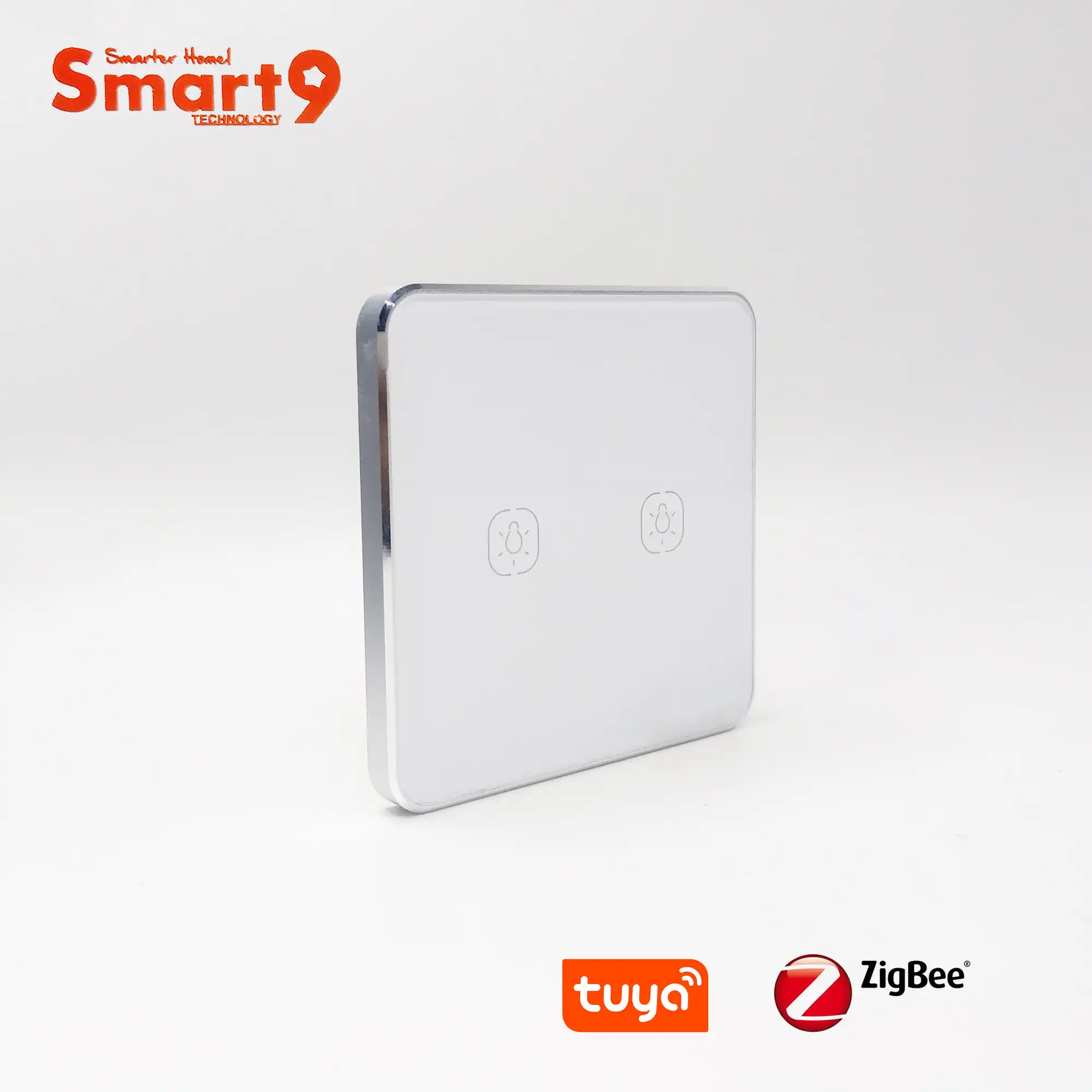 Smart9 Zigbee Battery Switch Working With Tuya Zigbee Hub Touch Switch Sticker Smart Life App Control Powered By Tuya