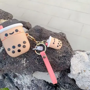 

1 Pcs Protective Case For Airpods Pro 3 Kawaii Silicone Wireless Protective For Airpods Accessories Cover 2 Keychain Blueto L7O9