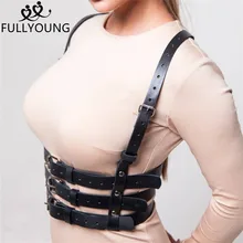 Сексуальный женский кожаный пояс для чулок, ремень для чулок, готическое нижнее белье, фетиш, пояс для чулок, эластичная клетка для тела