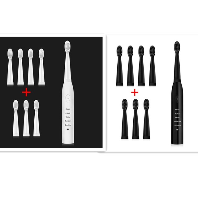 Sonic Electric Toothbrush Rechargeable Tooth Brushes Washable Electronic Whitening Teeth Brush Adult Timer Toothbrush