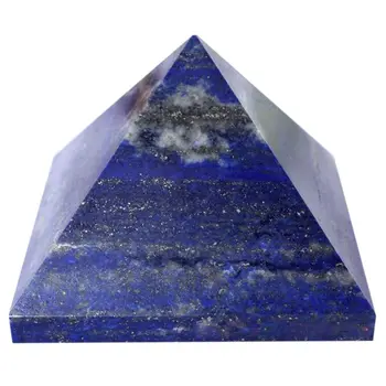 

Natural Lapis Lazuli Crystal Pyramid Tower 3cm Energy Healing Gift Home Decor