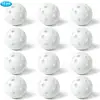 12PcsPractice Golf Balls  Hollow Plastic Golf Training Balls Colored Airflow Golf Balls Swing Practice Driving Range PE Toy Ball 1