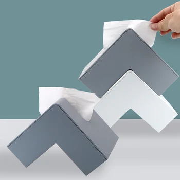 

Tissue Box Opening Double-Sided for Bathroom Home Decor Creative Tissue Holder Napkin Holder Box Tissue Paper Tray Home Storage