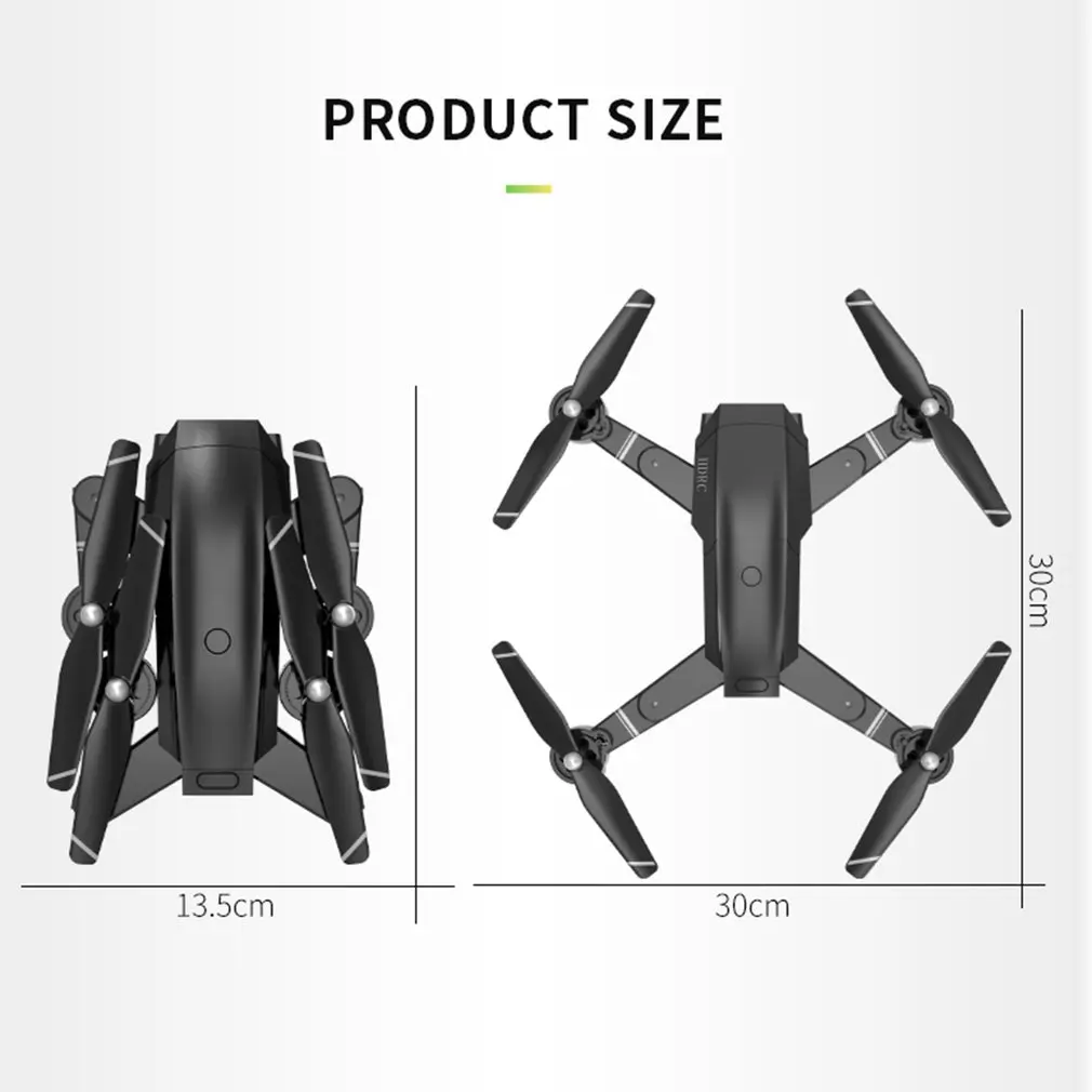 Радиоуправляемый Дрон с 0.3MP/5MP 1080P широкоугольный wifi FPV HD камера в режиме реального времени с воздушным пультом дистанционного управления летательный аппарат Вертолет модель игрушки
