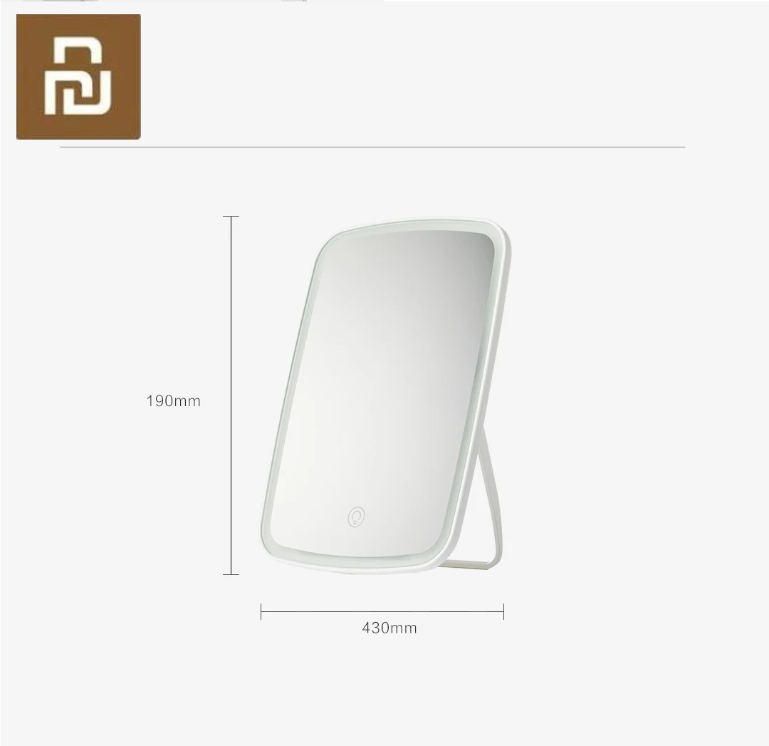 Настольное светодиодное зеркало для макияжа Xiaomi сенсорное управление