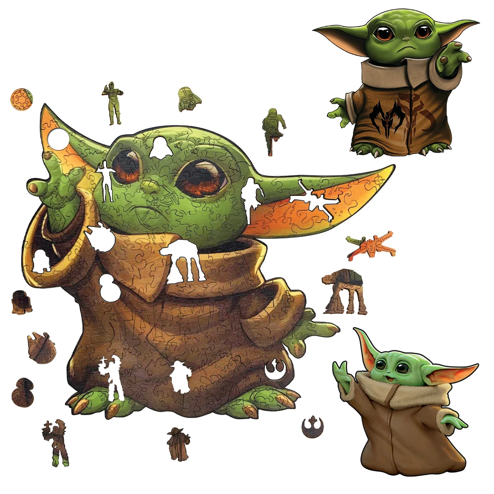 Mysterious Extra Terrestrial Puzzles Shape Popular Wooden Jigsaw Board Game For Adults Kids Puzzle With Gifts Box | Игрушки и хобби