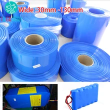 30mm-130mm 18650 Lithium-Batterie Schrumpf Schlauch Schläuche Li-Ion Wrap Abdeckung Haut PVC Schrumpf Film Rohr ärmeln Zubehör