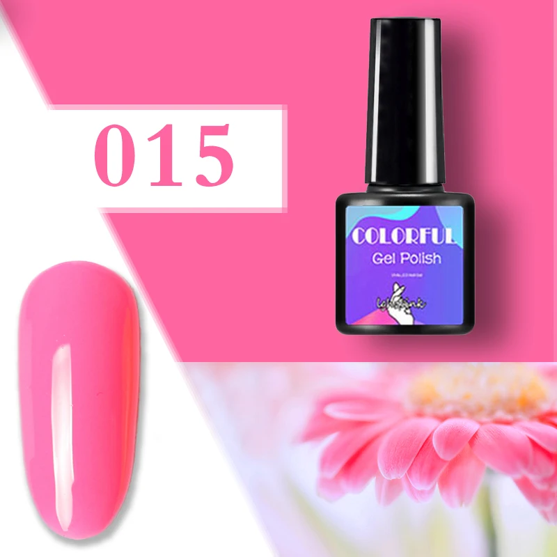 015 4 шт./компл. гель для ногтей, лак для ногтей, Professional/Базовое покрытие для ногтей грунтовка Полупостоянный УФ светодиодный Гель-лак для ногтей Белый Черный био-Гели Soak off набор гель Лаки - Цвет: 015