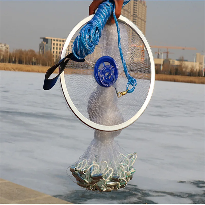 

Fishnet Net Casting Seine Fool Fishnet Catch Fishnet Fishing Tool Automatic Catch Fish Useful Product yi pao Network Hand Net