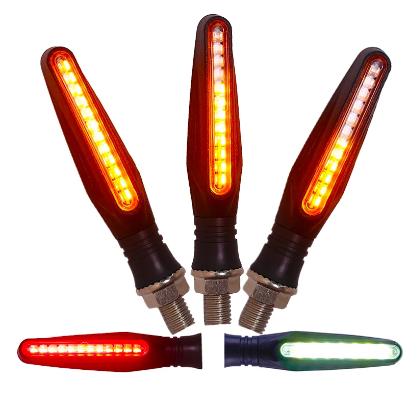 Мотоцикл поворота светодиодные светильники 12 * 335SMD хвост буфер светодиодный