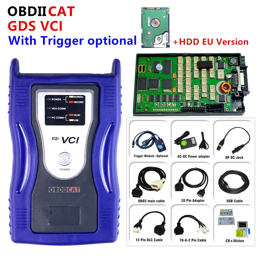 cheap car inspection equipment GDS VCI Auto Diagnostic Tool For KI-A  Hyu-ndai Scanner OBD2 Diagnose Programming Interface Firmware car battery charger Code Readers & Scanning Tools