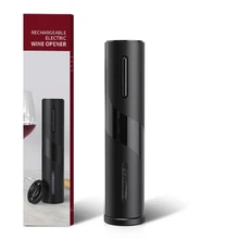 

Nice Packaging 4In1 Electric Usb Corkscrew Wine Bottle Opener Gift Set With Foil Cutter Wine Stopper Wine Preserver For Kitchen