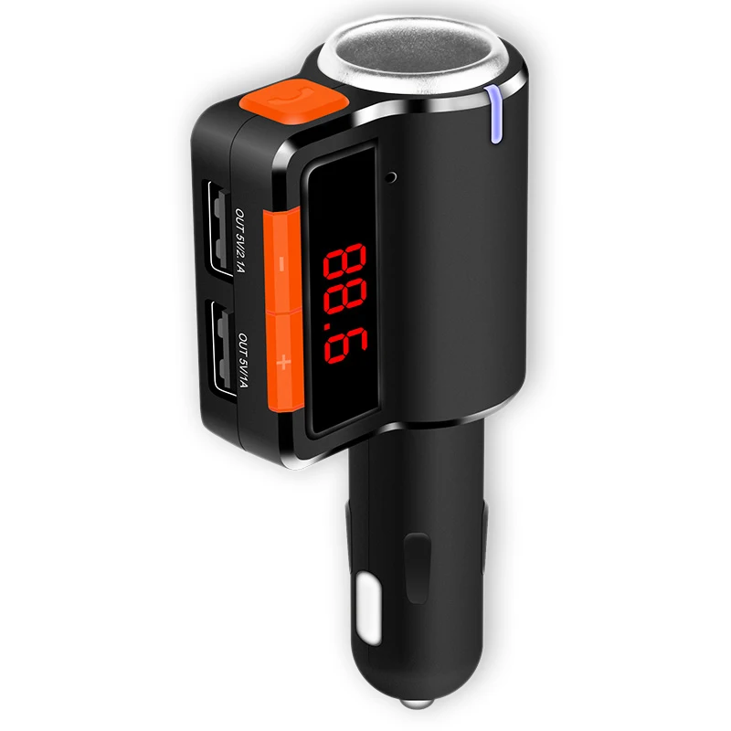 Мини Автомобильный FM ручной Bluetooth маленький автомобильный комплект fm