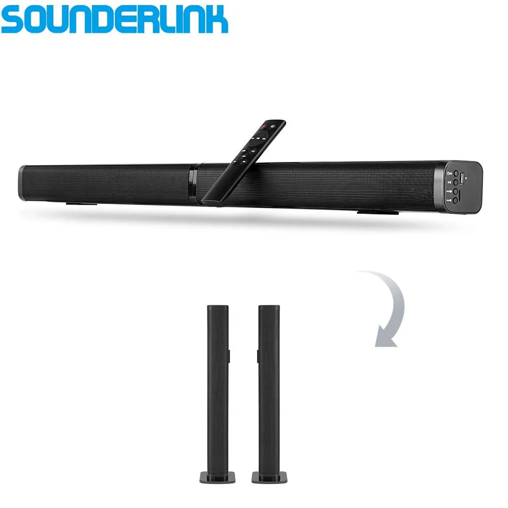 Sounderlink беспроводной Съемный Bluetooth ТВ Саундбар динамик домашний кинотеатр