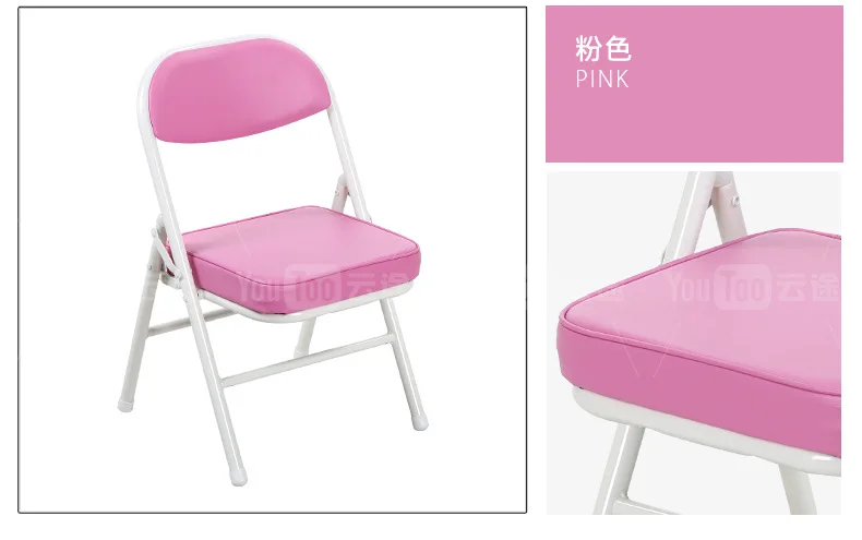 Напрямую от производителя детский складной стул металлический Маленький стул складной стул кресло мягкая подушка