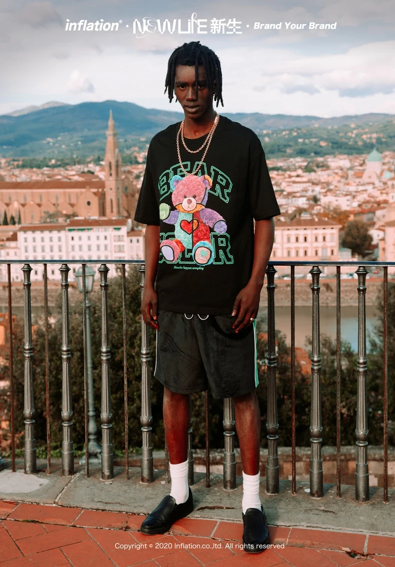 INFLATION Cool Oversized T shirts for 
