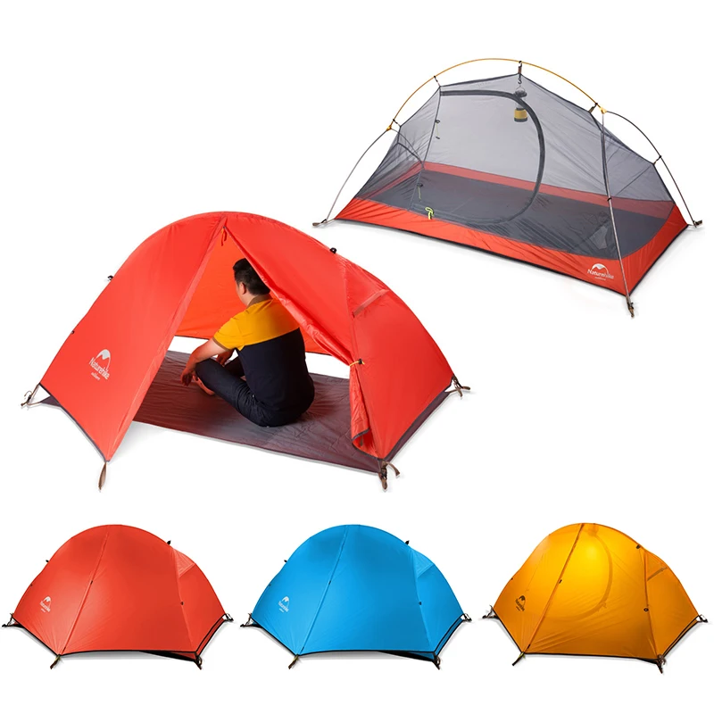 

Ultra-light Windproof Rainproof nylon fabric Tent Outdoor Camping Hiking Tents Accessories easy Carry