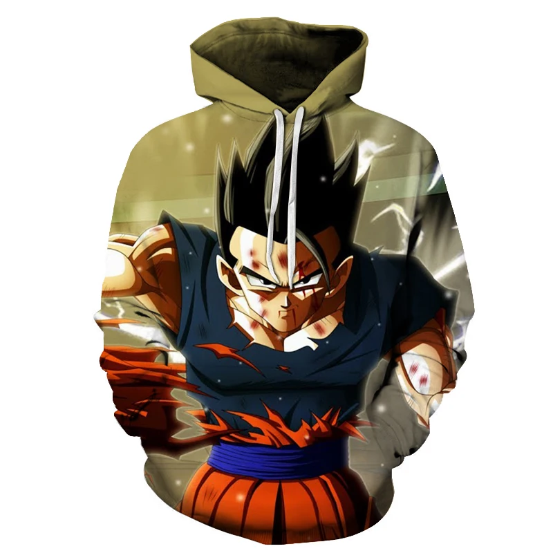 Dragon Ball Z Vegeta Resurrection толстовки для женщин и мужчин Аниме Толстовка Супер Saiyan Goku/Majin Buu/Piccolo/Cell DBZ Толстовка пальто - Цвет: LMS124Q