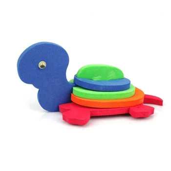 

Brain Power Develop Kids Gift Small Animal Kindergarten Durable DIY Intellect 3D Educational Home Jigsaw