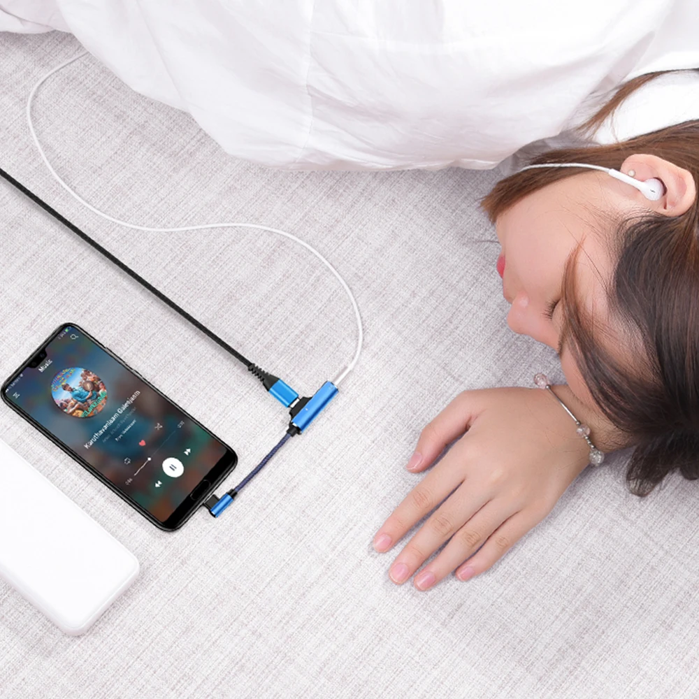 oneplus переходник type c до 3|-f-|5 2 в 1 USB C аудио кабель type C до 3,5 мм разъем AUX Наушники звонки, музыка зарядный адаптер для Xiaomi Samsung Huawei HTC наушники конвертер для Oneplus 6T honor 10