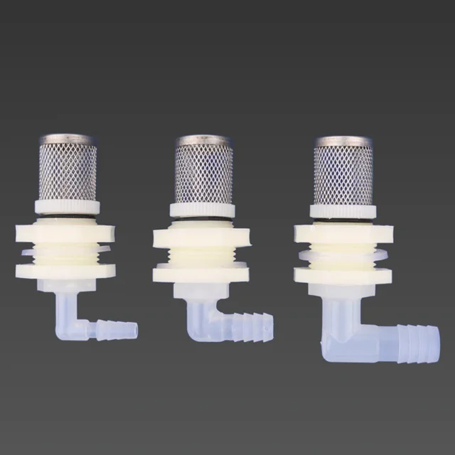 1Pc Rozsdamentes Acél 20 Mm -Es Akváriumi Haltartály Könyökízületek Víztartály -Vízelvezető Csatlakozók Kert Öntöző Tömlő Ízület