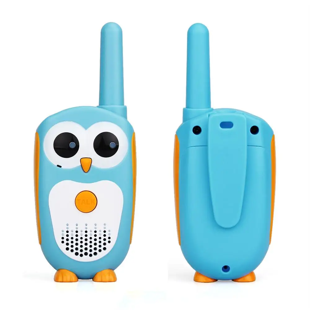 Детская рация Retevis RT30 2 шт. с рисунком совы дизайн детское радио 0 5 Вт Walky Talky