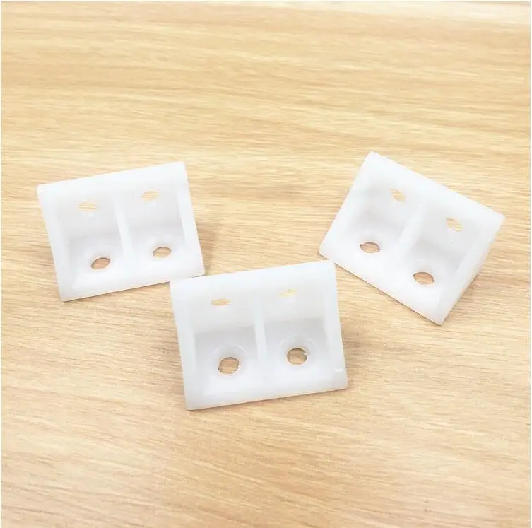 

200pcs Nylon Plastic Angle Code Connector Right Angle Bracket L-type Angle Code Board Connector Hardware Accessories