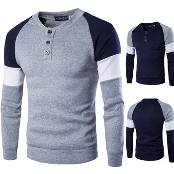 

Autumn Winter Men Sweater Slim Knitwear Casual Pullover Male O-neck Patchwork Sweater Men Pull Homme Tops