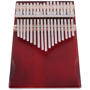 

Kalimba Thumb Piano 17 Keys with Mahogany Wood Hammer and Music Book, Perfect for Kids Adult Beginners