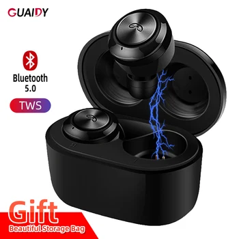 

TWS Wireless Bluetooth Earphone V5.0 Charging Case Headsets Music Sports For Huawei iPhone Universal Call Handsfree Earbuds Mini