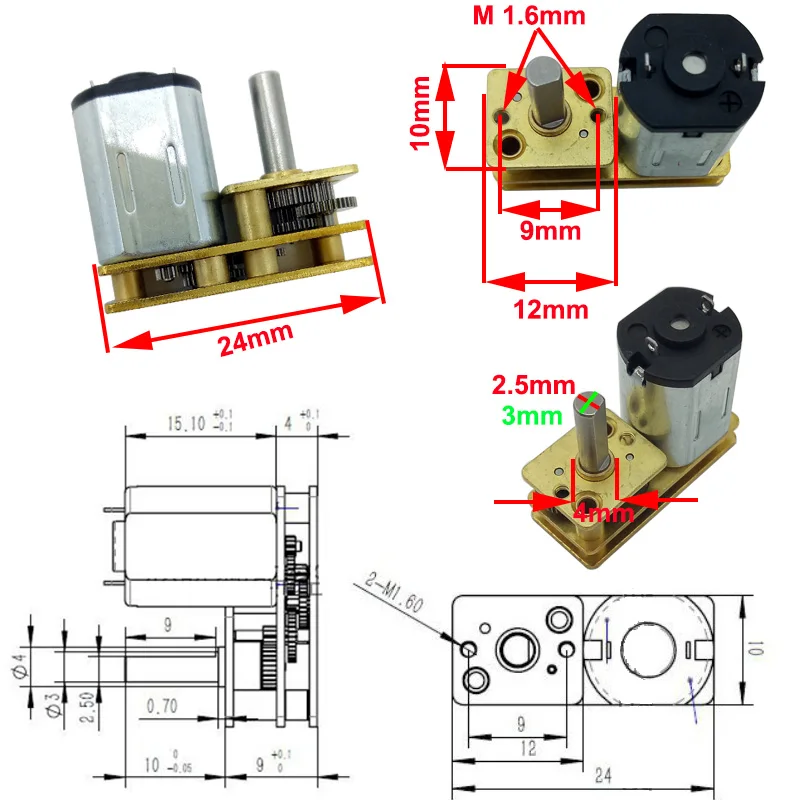 HYS DC Шестерни Мини Мотор 3V 6V 12 V Скорость Редуктор Электрический Умный Замок 12 вольт mикро металлический моторы DC12V 15/25/30/100/150/300 об/мин N20