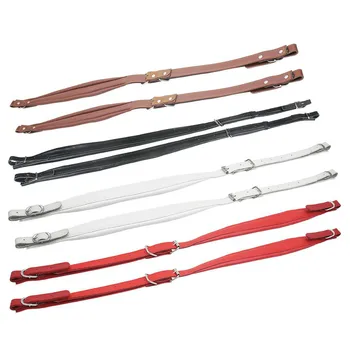 

A pair of adjustable synthetic leather accordion shoulder straps for 16 -120 Bas Accordeons