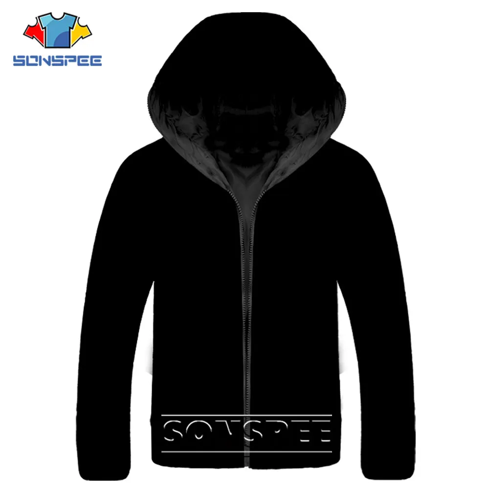 SONSPEE Winter New Men Solid Color Printed Parkas Quality Brand Men's Hooded Warm Thick Puffer Jacket Male Fashion Casual Coat