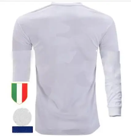 19 20 Роналду ювентусссс с длинным рукавом футболки для футбола DE LIGT DYBALA HIGUAIN BUFFON MAGLIE Futbol мужская футбольная рубашка - Цвет: shirt