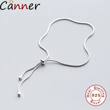 Модный браслет Змеиный браслет из стерлингового серебра 925 пробы и женский браслет-Фенечка цепь с плетением «сердце» Браслеты для женщин ювелирные изделия подарки F40