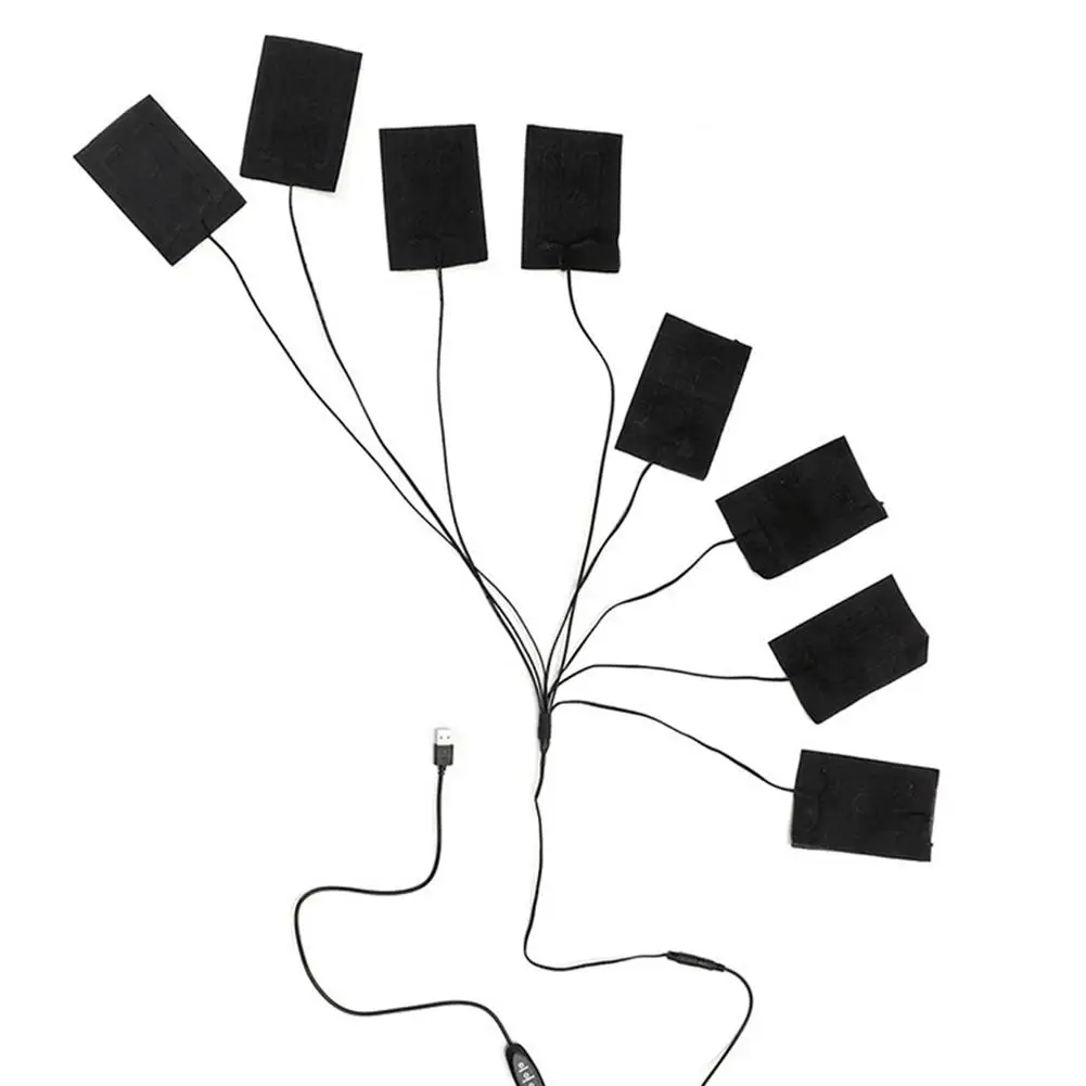 5v Carbon Fiber Heating Pad Electric Heating Sheet For Clothes Vests Underwear Clothes Heating