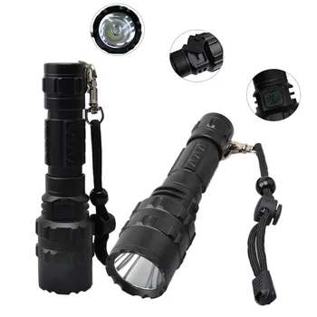 

XML-L2 Flashlight LED Torch Rechargeable For Hiking Aluminium Alloy Super Bright Low consumption
