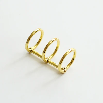 1 упаковка Металлический Переплет для книг с листьями кольца скрапбукинга зажимы