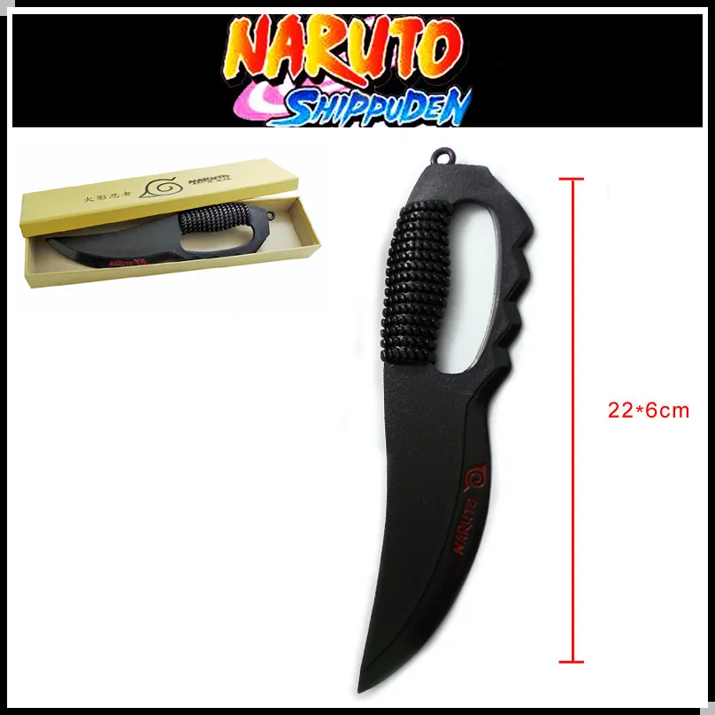 High quality 3color NARUTO Hatake Kakashi Deidara Haruno Sakura Kunai Shuriken Weapons Cosplay ABS Cosplay Accessories