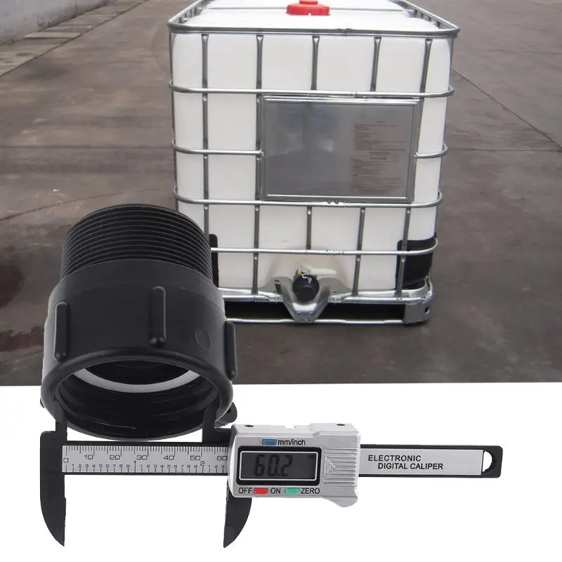 1000L IBC Tote бак садовый шланг сверхмощный адаптер bsp бочки клапан части S60x6 Женская Кнопка x " Мужской NPT трубы C63E