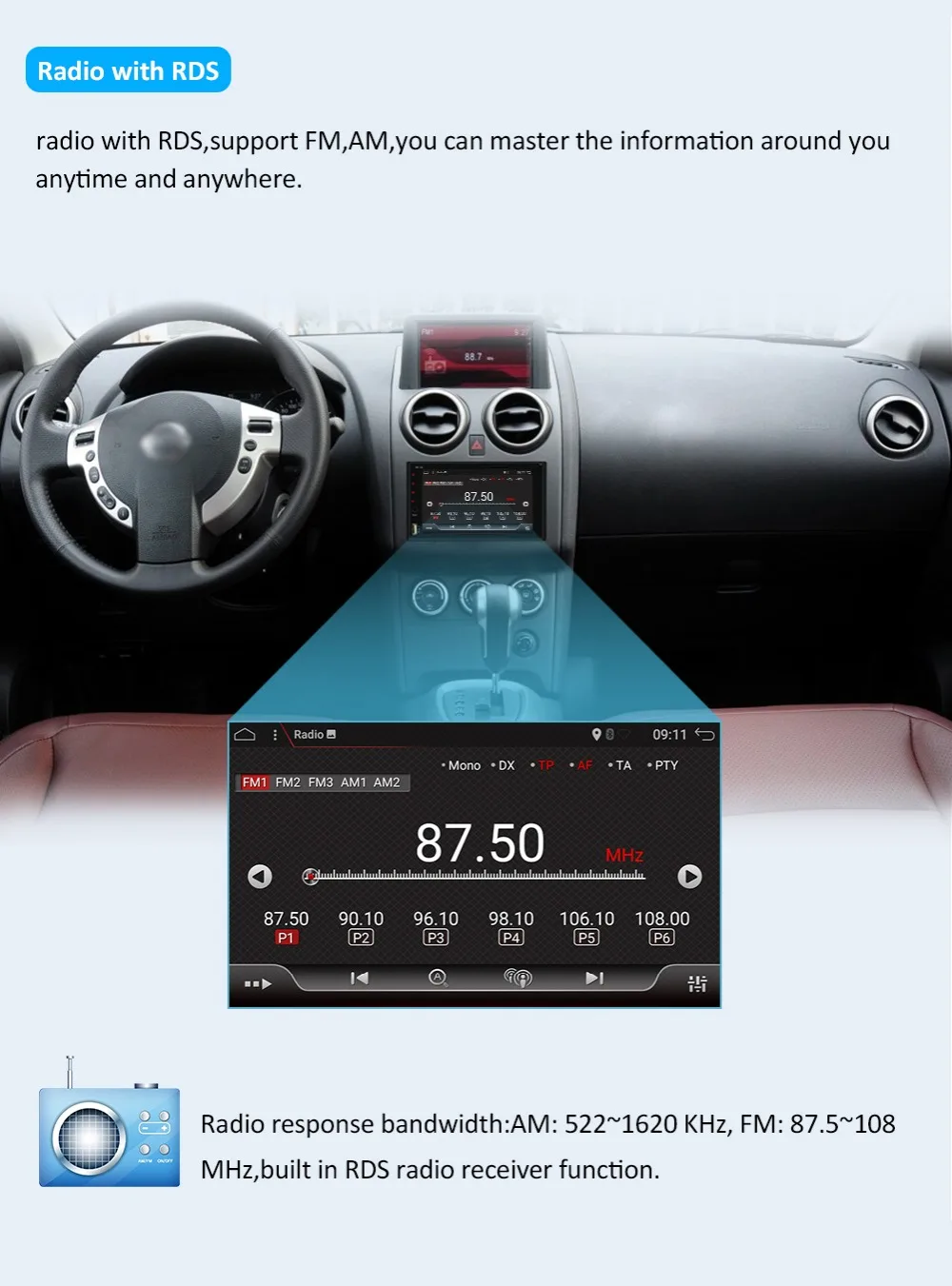 Sale Bosion car multimedia player 2 din Android 9.0 car radio for universal car gps navigation player BT RDS wifi 4G RAM 2G ROM 32G 7 Sale Bosion car multimedia player 2 din Android 9.0 car radio for universal car gps navigation player BT RDS wifi 4G RAM 2G ROM 32G 7