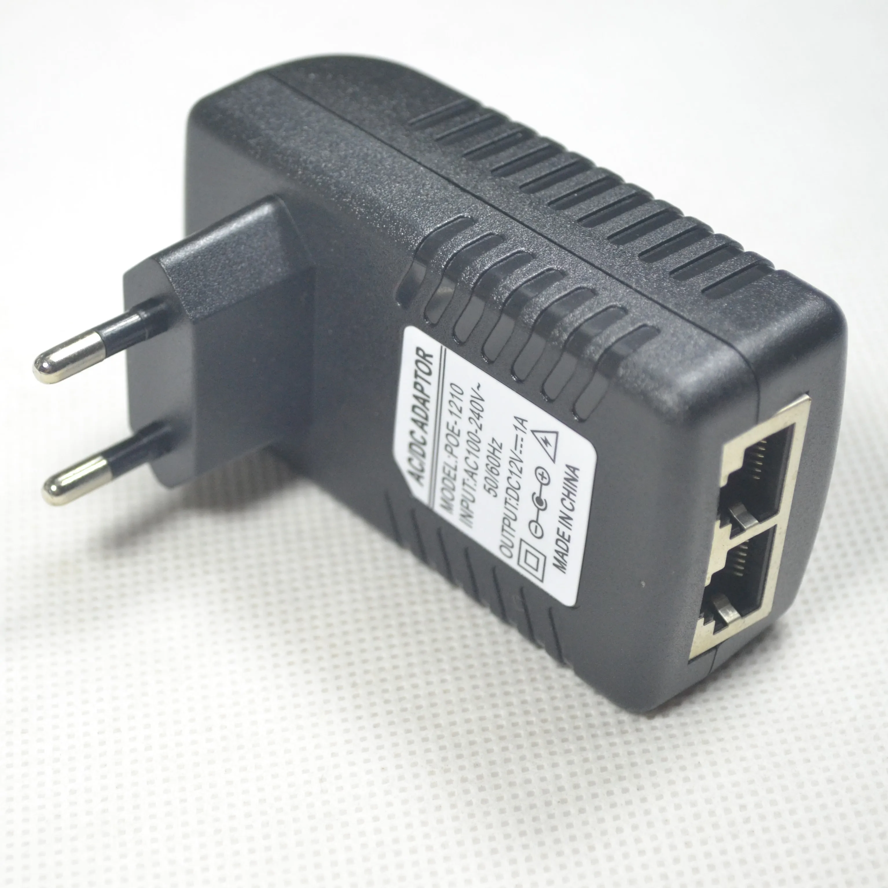 4 шт. источник питания от сети Ethernet 12V 1A POE адаптер-Форсунка для IP системах