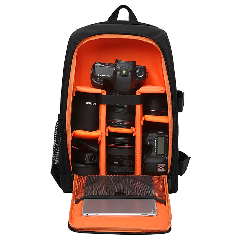 Водонепроницаемый рюкзак для фото и видеокамеры с чехлом от дождя|slr camera bag|camera