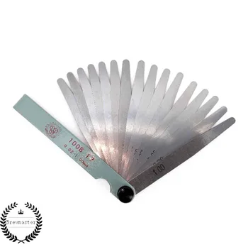 

17 BLADE - FEELER GAUGE - THICKNESS GAP FILLER MEASURE TOOL (METRIC)