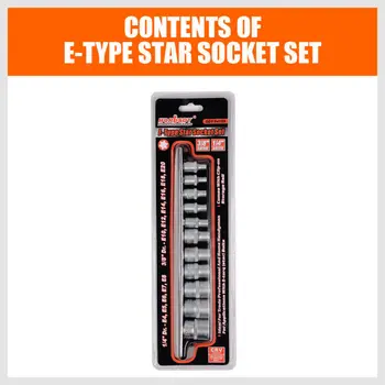 

Automotive Drill Socket Hand Tools Distortion resistant Replacement Accessories